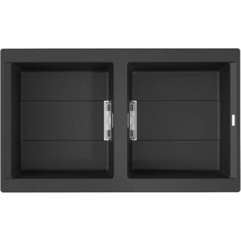 Мойка OMOIKIRI BANZEN 86-2-GB Artceramic/графит