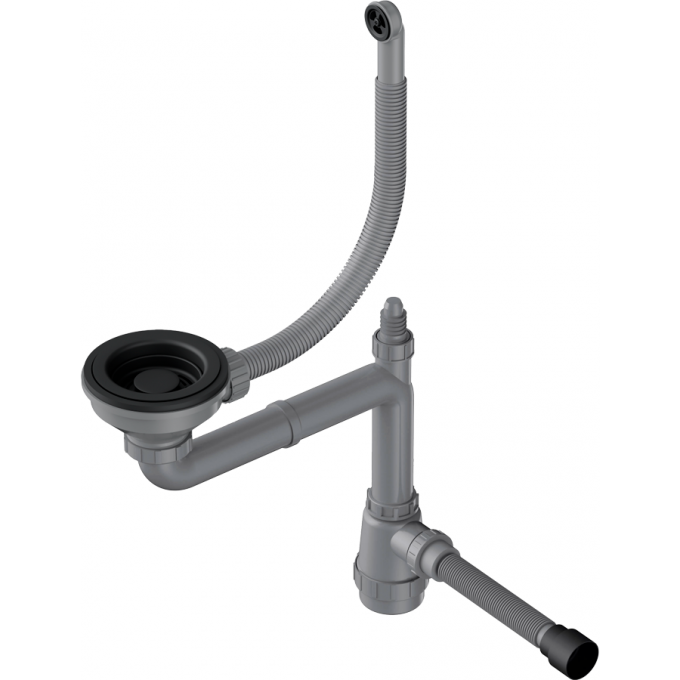 Арматура для одночашевых моек OMOIKIRI WK-1-R-GB с круглым переливом 4956916