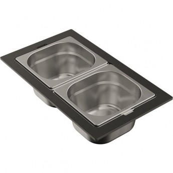 Контейнер OMOIKIRI DC-04-2-IN нержавеющая сталь