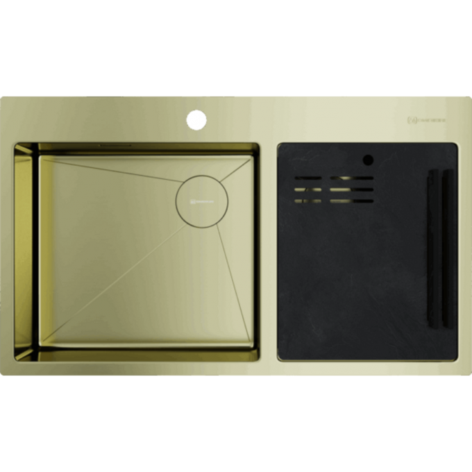 Мойка OMOIKIRI AKISAME 86-2-LG SIDE 4997048