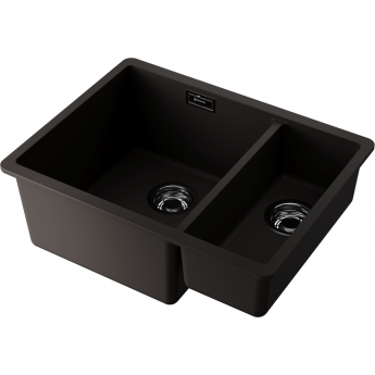 Мойка OMOIKIRI KATA 55-2-U-ES Artgranit/эспрессо