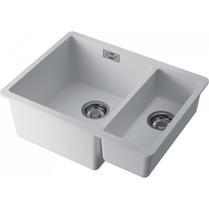 Мойка OMOIKIRI KATA 55-2-U-WH Artgranit/белый 4997526