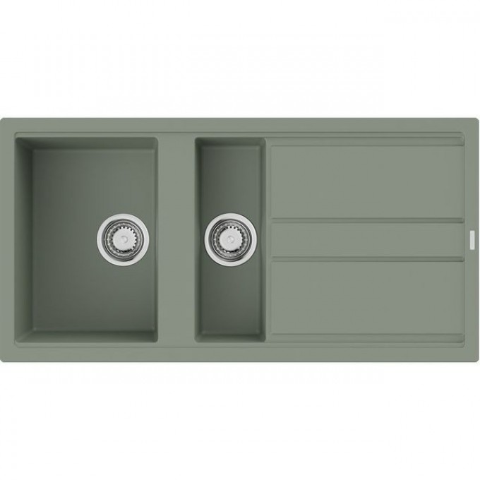 Мойка OMOIKIRI KITAGAWA 100-2-WG Artceramic/wind green 4993252