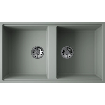 Мойка OMOIKIRI KITAGAWA 83-2-U-WG Artceramic/wind green