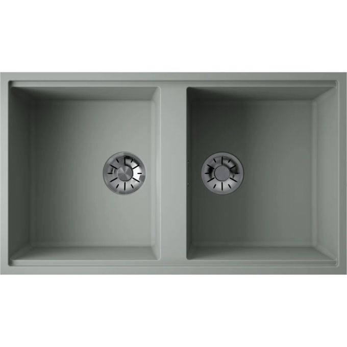 Мойка OMOIKIRI KITAGAWA 83-2-U-WG Artceramic/wind green 4993253