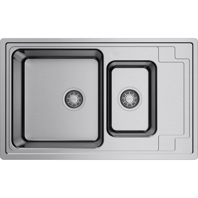 Мойка OMOIKIRI MIZU 78-2-IN универсальная/нерж.сталь 4973731