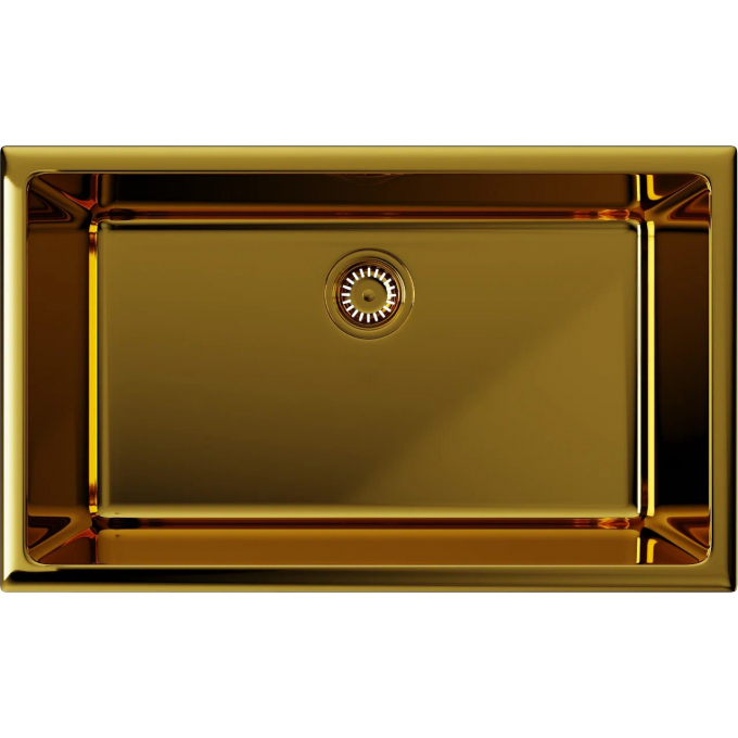 Мойка OMOIKIRI OKINOSHIMA 76-U/I-G Glossy Natceramic/золото 4993041
