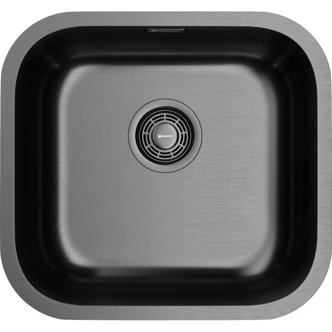 Мойка OMOIKIRI OMI 49-U-GM нерж.сталь/вороненая сталь 4993073