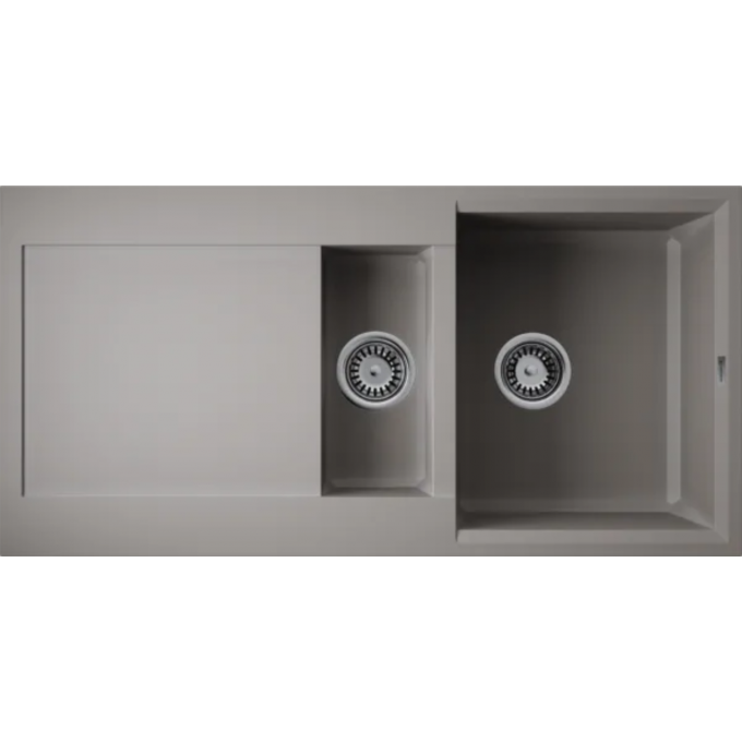 Мойка OMOIKIRI SAKAIME 100-2-GR Tetogranit/leningrad grey 4993562