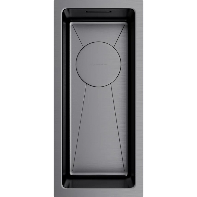 Мойка OMOIKIRI TAKI 20-U/IF-GM нерж.сталь/вороненая сталь 4973105