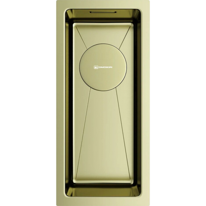 Мойка OMOIKIRI TAKI 20-U/IF-LG Нерж. сталь/светлое золото 4973091