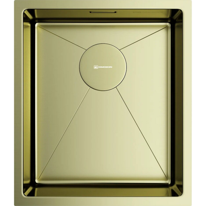 Мойка OMOIKIRI TAKI 38-U/IF-LG Нерж. сталь/светлое золото 4973092