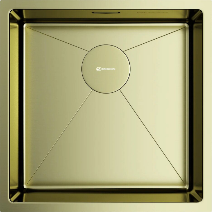 Мойка OMOIKIRI TAKI 44-U/IF-LG нерж.сталь/светлое золото 4973520
