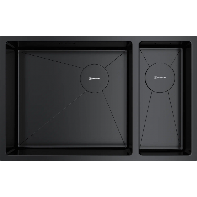 Мойка OMOIKIRI TAKI 69-2-U/IF-GB-L Side 4997050