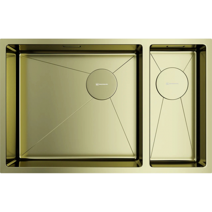 Мойка OMOIKIRI TAKI 69-2-U/IF-LG-L Side 4997051