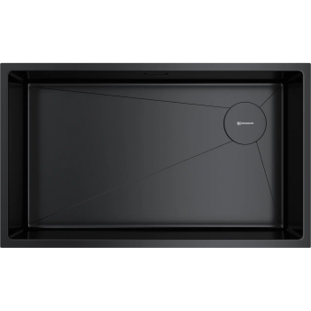 Мойка OMOIKIRI TAKI 74-U/IF-GB Side нерж.сталь/графит