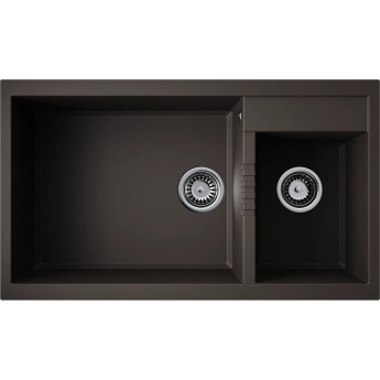 Мойка OMOIKIRI TEDORI 86-2-LB-ES Tetogranit/эспрессо