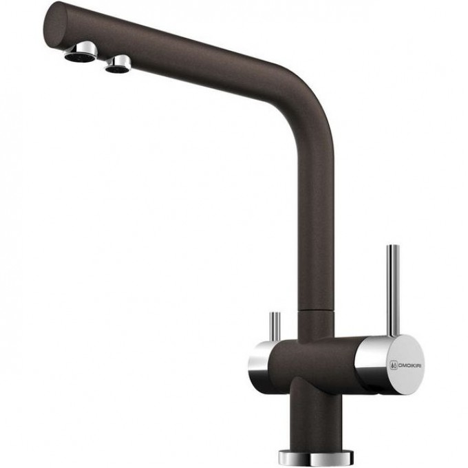 Смеситель OMOIKIRI NAGANO-DC-P латунь/темный шоколад 4974048